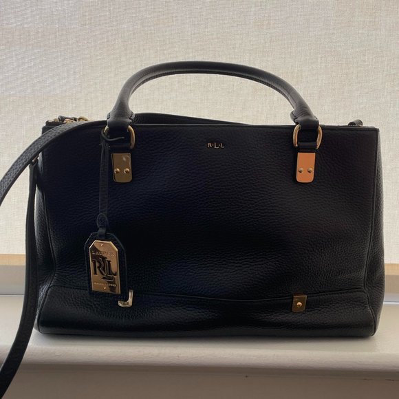 Lauren Ralph Lauren Handbags - Perfect state Lauren by Ralph Lauren black leather bag